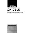 Cover page of ONKYO DXC600 Owner's Manual