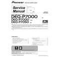 Cover page of PIONEER DEQ-P7000/EW Service Manual