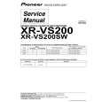 Cover page of PIONEER XR-VS200SW/DDXJ Service Manual