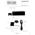 Cover page of KENWOOD KDCC400 Service Manual