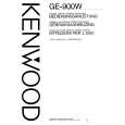 Cover page of KENWOOD GE-900W Owner's Manual