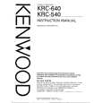 Cover page of KENWOOD KRC-540 Owner's Manual