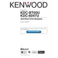 Cover page of KENWOOD KDC-6047U Owner's Manual