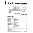 Cover page of AKAI CD-27 Service Manual