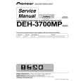 Cover page of PIONEER DEH-3700MP Service Manual