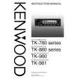 Cover page of KENWOOD TK-980 Owner's Manual