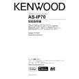 Cover page of KENWOOD AS-IP70 Owner's Manual