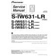 Cover page of PIONEER S-IW631-LR/XTM/UC Service Manual