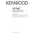 Cover page of KENWOOD VR-7060 Owner's Manual