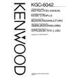 Cover page of KENWOOD KGC6042 Owner's Manual
