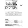 Cover page of PIONEER XRJ1500C Service Manual