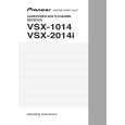 Cover page of PIONEER VSX-2014i Owner's Manual