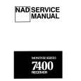 Cover page of NAD 7400 Service Manual