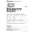 Cover page of PIONEER XV-DV777/NAXJ5 Service Manual