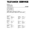 Cover page of TELEFUNKEN HS860 Service Manual