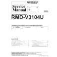 Cover page of PIONEER RMD-V3104A/WPK Service Manual