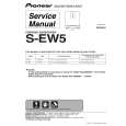Cover page of PIONEER S-EW5/DDFXTW Service Manual