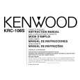 Cover page of KENWOOD KRC108C Owner's Manual