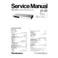 Cover page of TECHNICS STG5 Service Manual