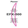 Cover page of PIONEER EFX-500 Owner's Manual