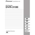 Cover page of PIONEER DVR-3100-S/WVXU Owner's Manual