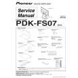 Cover page of PIONEER PDK-FS07/WL5 Service Manual