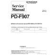 Cover page of PIONEER PD-F907/KUXQ Service Manual