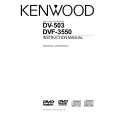 Cover page of KENWOOD DVF-3550 Owner's Manual