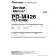 Cover page of PIONEER PD-M406/WYXJ57 Service Manual