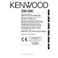Cover page of KENWOOD SW-508 Owner's Manual