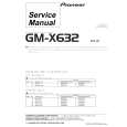 Cover page of PIONEER GMX632 Service Manual
