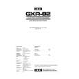 Cover page of AKAI GXR-82 Owner's Manual