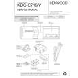 Cover page of KENWOOD KDC-C715 Service Manual