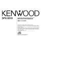 Cover page of KENWOOD DPX-5010 Owner's Manual