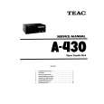 Cover page of TEAC A-430 Service Manual
