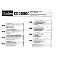 Cover page of CLARION CDC6300 Owner's Manual