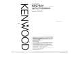 Cover page of KENWOOD KAC424 Owner's Manual