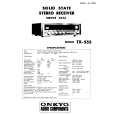 Cover page of ONKYO TX-555 Service Manual