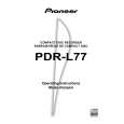 Cover page of PIONEER PDR-L77/KUXJ/CA Owner's Manual