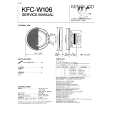 Cover page of KENWOOD KFCW106 Service Manual