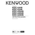 Cover page of KENWOOD KDC-U346 Owner's Manual