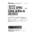 Cover page of PIONEER VSXAX3K Service Manual