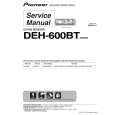 Cover page of PIONEER DEH-600BT/X1P/EW5 Service Manual