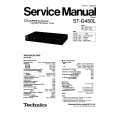 Cover page of TECHNICS STG450L Service Manual