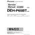 Cover page of PIONEER DEH-P65BT/XN/ES Service Manual