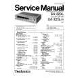 Cover page of TECHNICS SA323L Service Manual