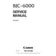 Cover page of CANON BJC6000 Service Manual