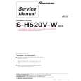 Cover page of PIONEER S-H520V-W/SXTW/EW5 Service Manual