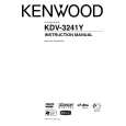 Cover page of KENWOOD KDV-3241Y Owner's Manual