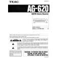 Cover page of TEAC AG620 Owner's Manual